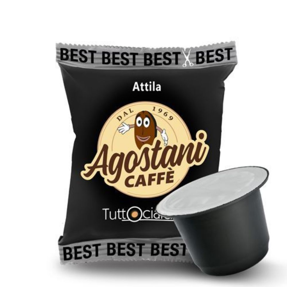 Picture of 100 capsule Caffè Agostani Best Attila compatibile Nespresso