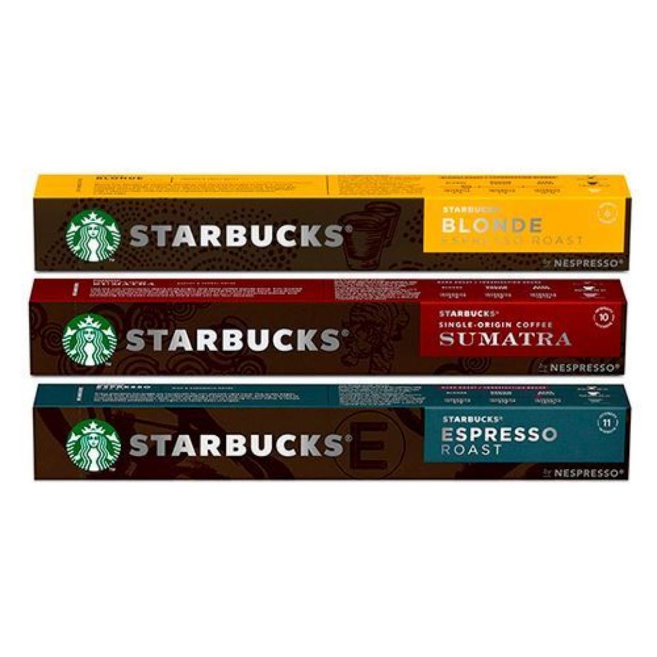 Picture of STARBUCKS coffee capsule  by Nespresso tasting KIT