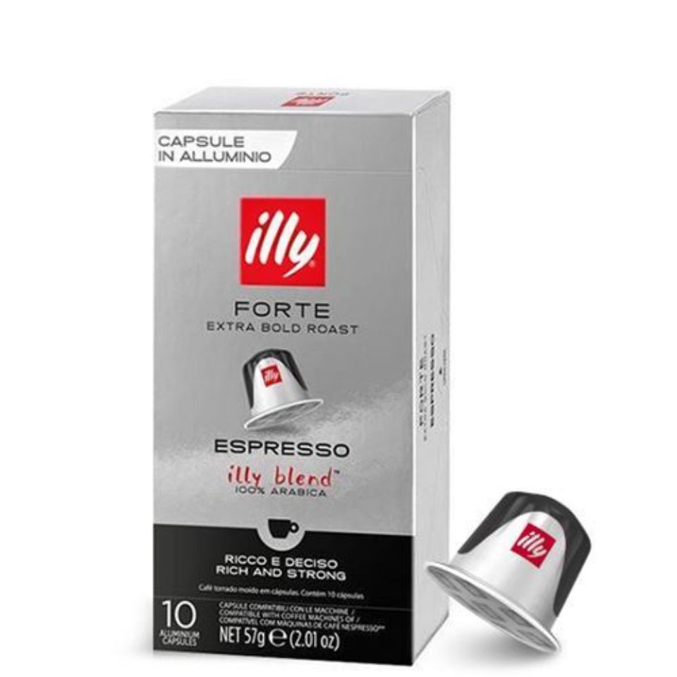 Picture of 10 Illy Forte capsules compatible Nespresso