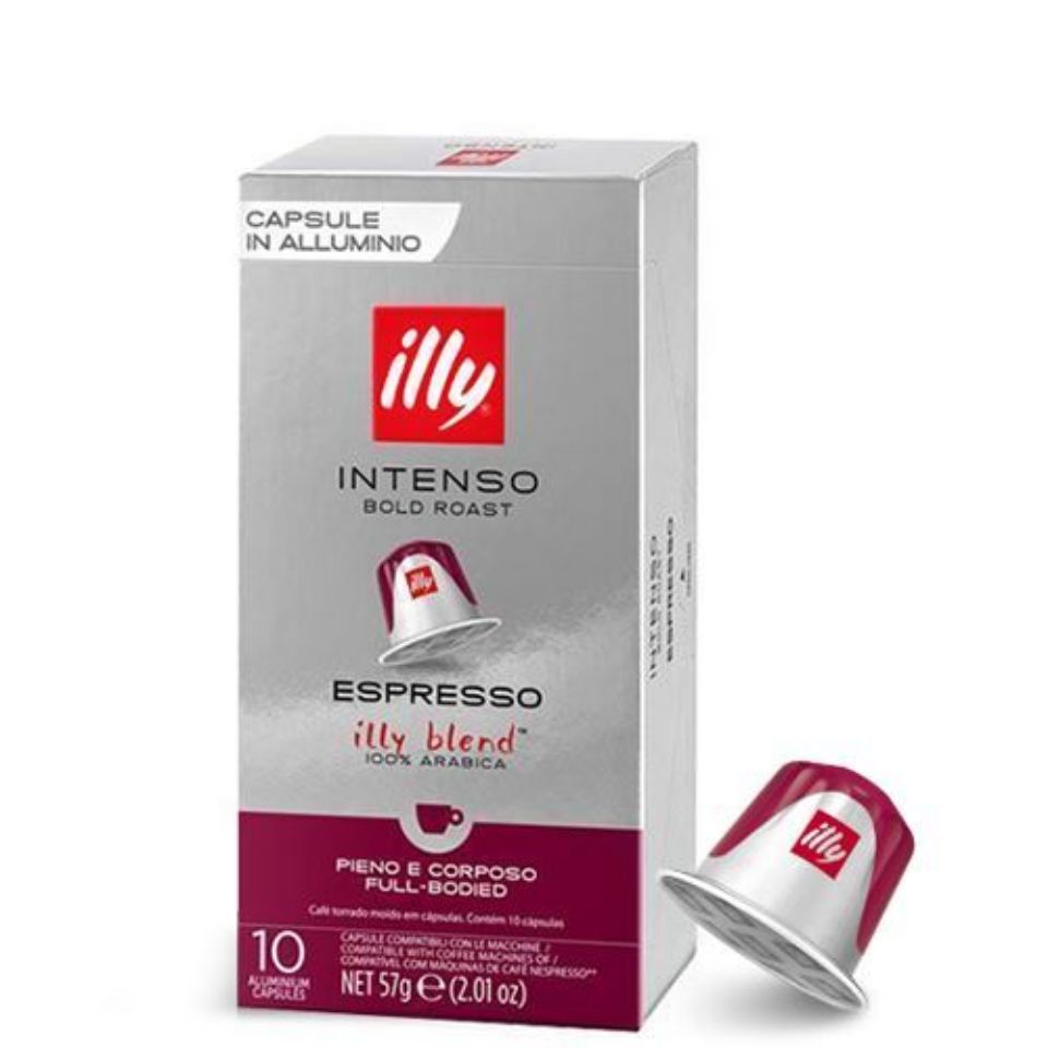 10 Illy Coffee Capsules for Nespresso Espresso Intenso Bold Roast