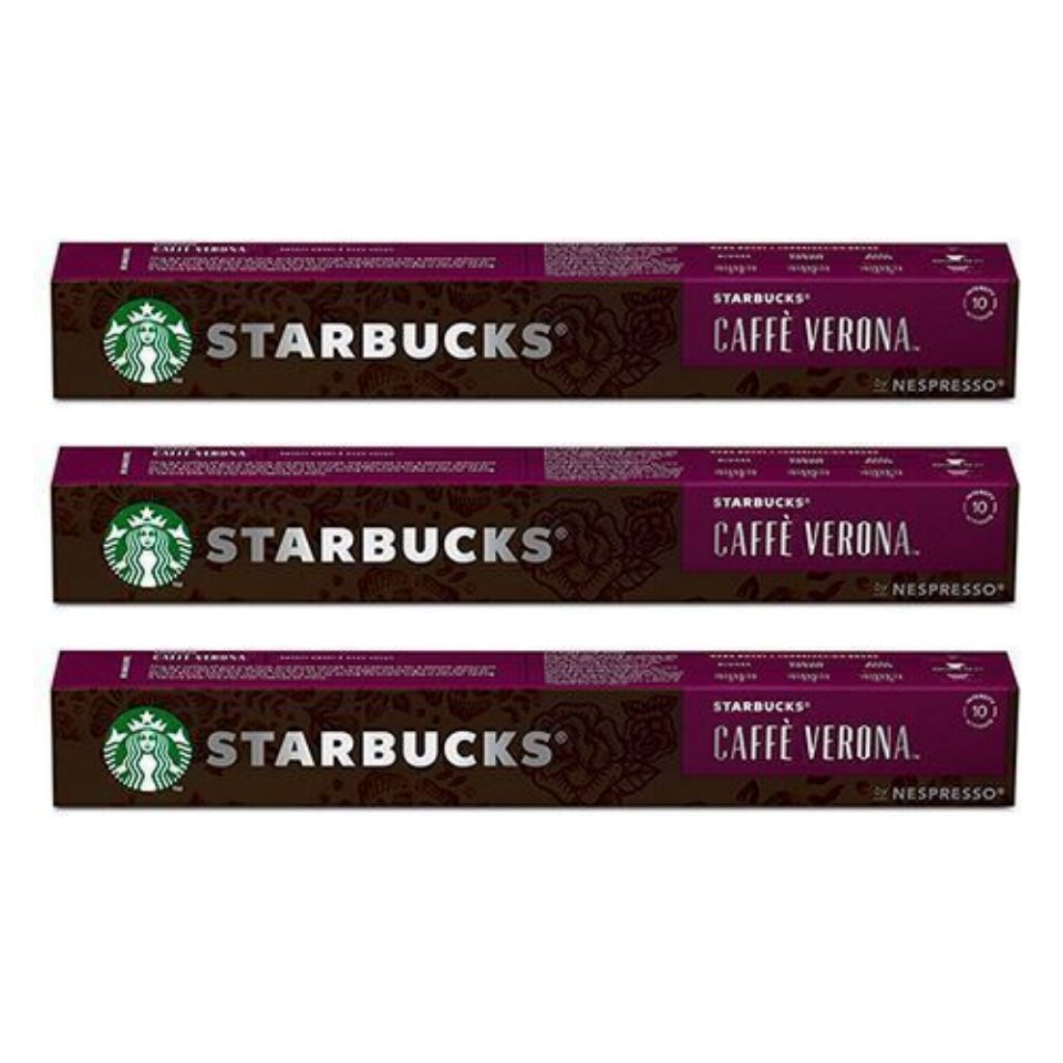 Picture of 120 STARBUCKS capsules Caffè Verona by Nespresso, for espresso coffee