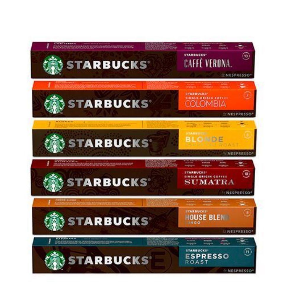 Tasting Kit Capsules Starbucks by Nespresso Original (Set of 70