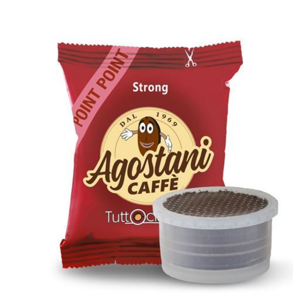 Picture of 100 Agostani STRONG capsules compatible with Lavazza Point System