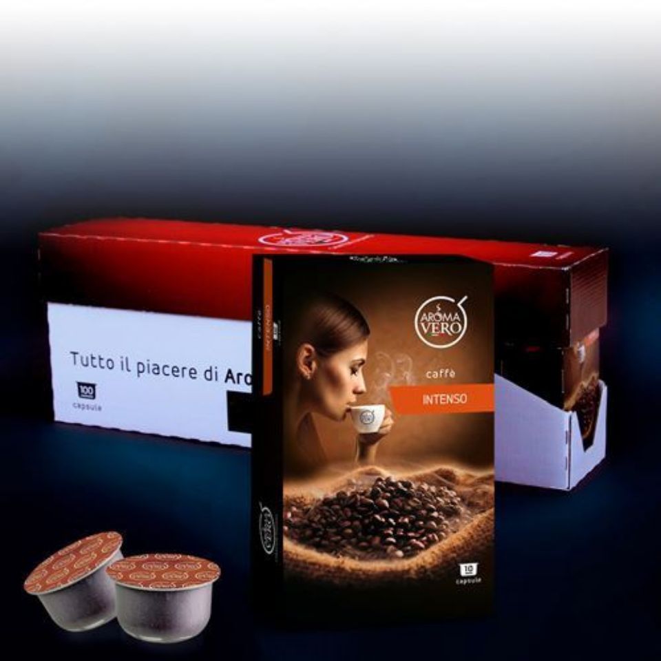 Picture of 100 INTENSO True Aroma coffee capsules with Free Shipping