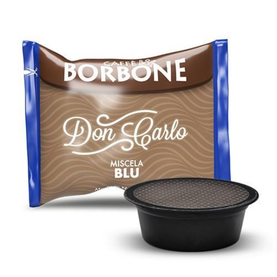 Picture of 100 capsules Caffè Borbone BLUE blend compatible Lavazza A Modo Mio Picture of 100 capsules Caffè Borbone BLUE blend compatible Lavazza A Modo Mio