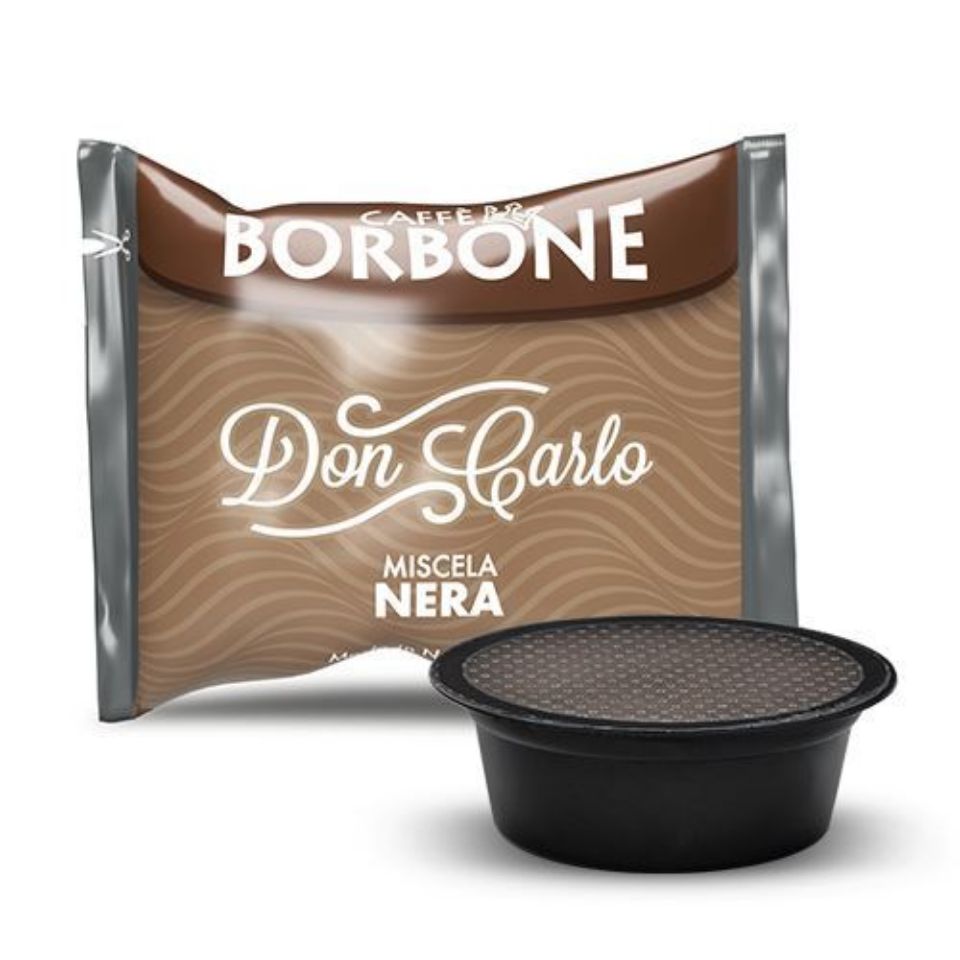 Picture of 100 capsules Caffè Borbone BLACK blend compatible Lavazza A Modo Mio Picture of 100 capsules Caffè Borbone BLACK blend compatible Lavazza A Modo Mio