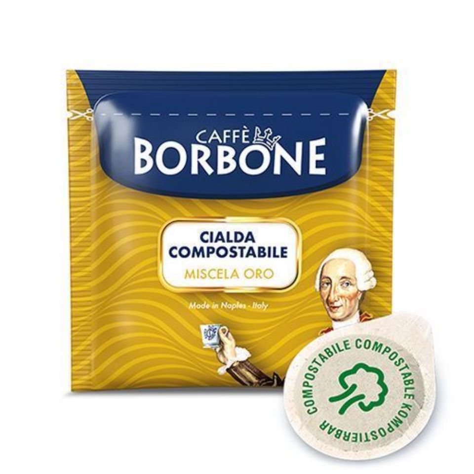Picture of 150 Cialde filtrocarta caffè Borbone miscela ORO 44 mm ESE Picture of 150 Cialde filtrocarta caffè Borbone miscela ORO 44 mm ESE