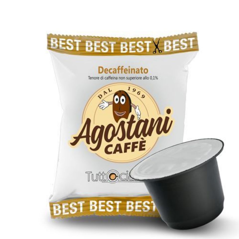 Picture of 100 capsule Caffè Agostani Best Decaffeinato compatibile Nespresso