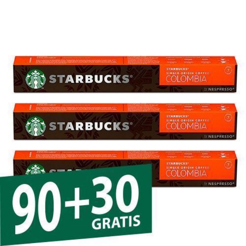 Picture of 120 capsules STARBUCKS Single-Origin Colombia by Nespresso, for espresso coffee