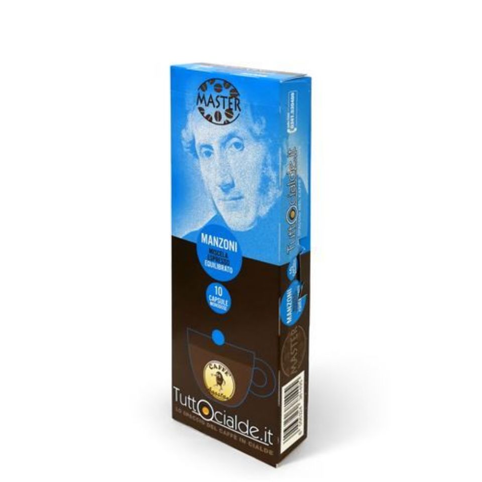 Picture of 100 Agostani Manzoni coffee capsules compatible Caffitaly Picture of 100 Agostani Manzoni coffee capsules compatible Caffitaly