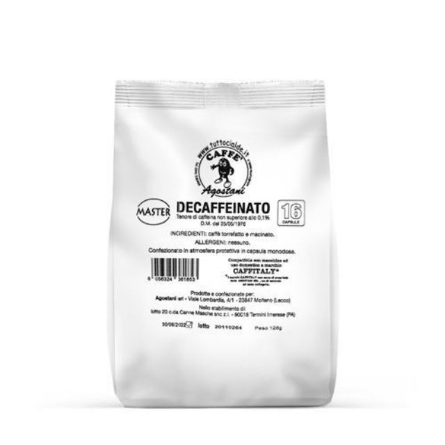 48 Agostani Decaffeinated coffee capsules compatible Caffitaly