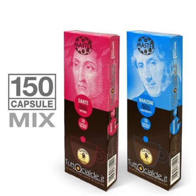 SPECIAL OFFER: 150 Caffè Agostani MASTER mixed capsules compatible with Caffitaly - Free Shipping