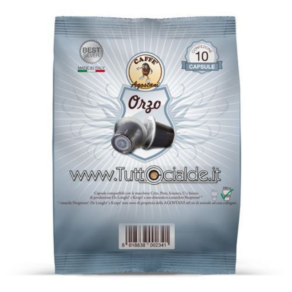 Picture of SPECIAL OFFER: 180 caps of Caffè Agostani BEST Orzo compatible with Nespresso system Free Shipping