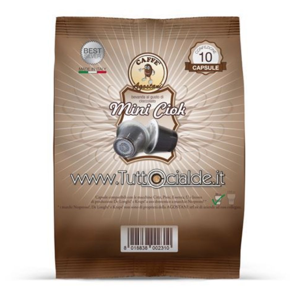 Picture of SPECIAL OFFER: 180 caps of Caffè Agostani BEST Miniciok compatible with Nespresso system Free Shipping