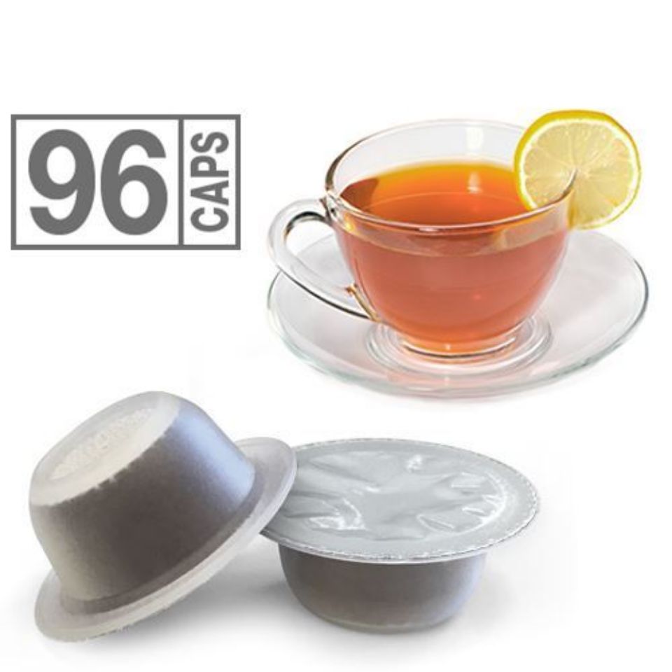 Picture of 96 Bialetti compatible LEMON TEA capsules