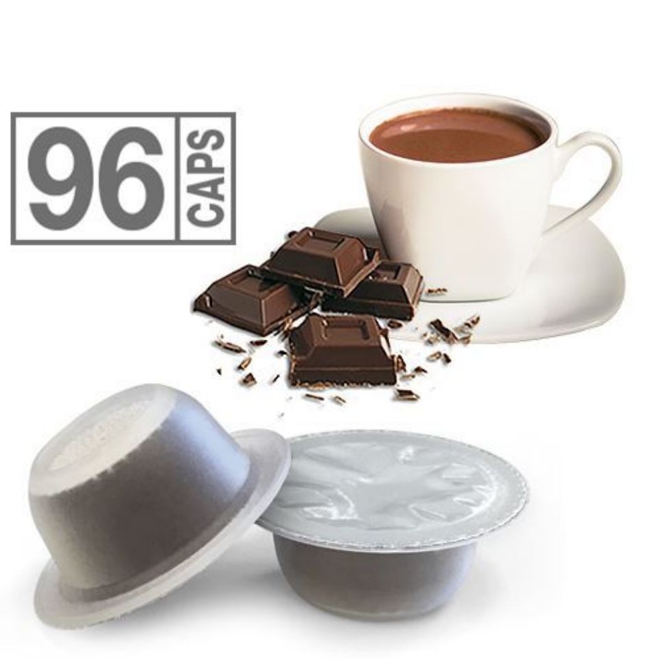 Picture of 96 Bialetti compatible CHOCOLATE capsules