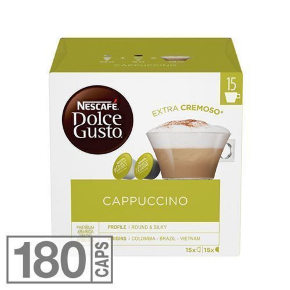 Picture of 204 Nescafé Dolce Gusto Cappuccino capsules with Free Shipping