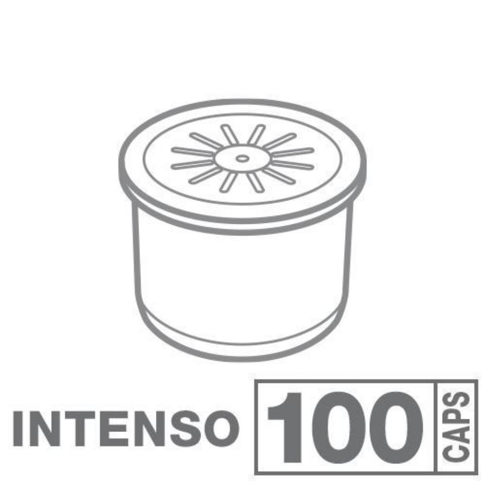 Picture of 100 Intenso coffee capsules compatible Termozeta