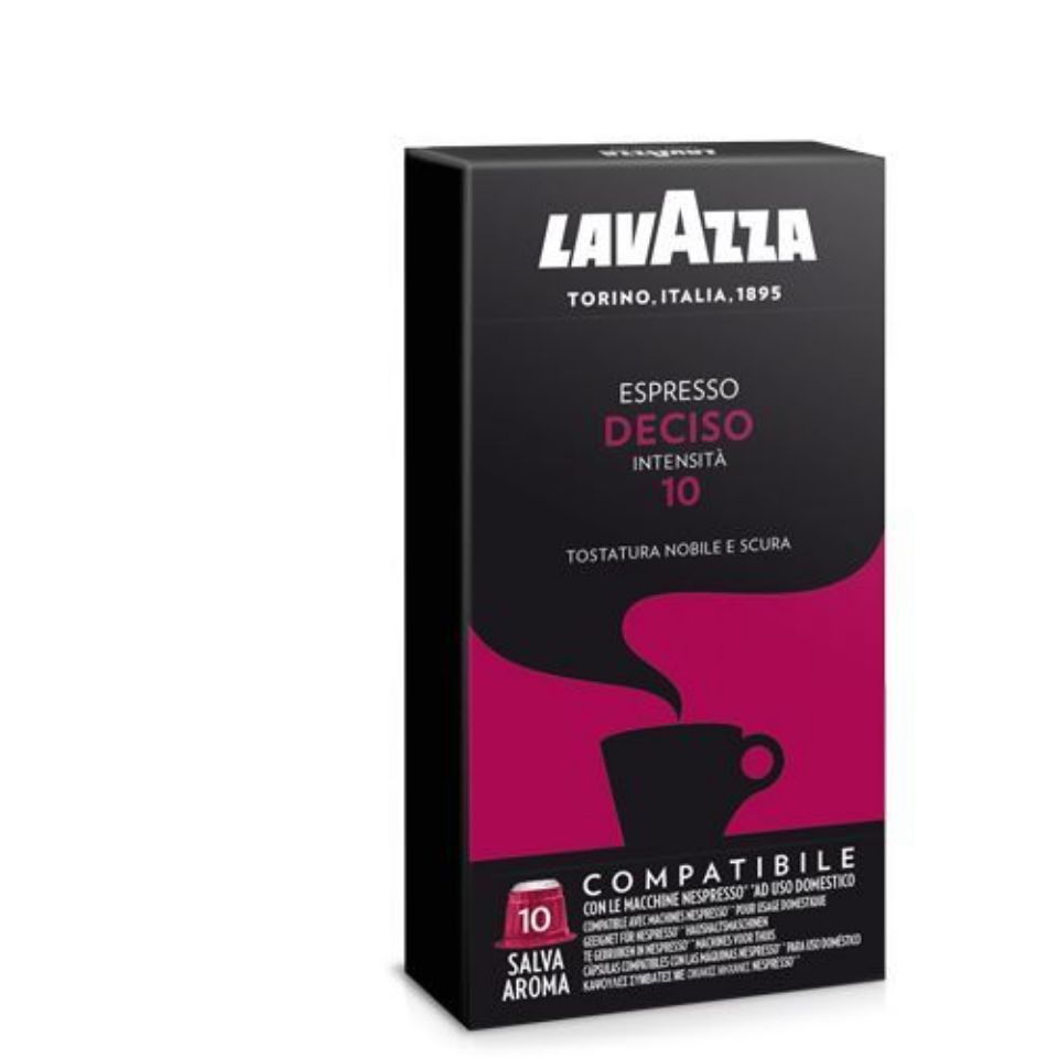 Picture of Lavazza Espresso Deciso coffee capsules compatible with Nespresso