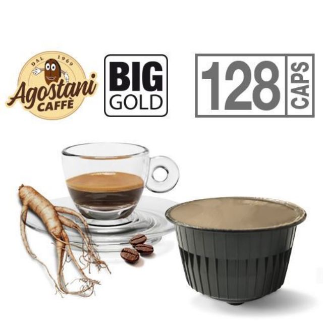 Show details for 128 Agostani Big Gold Ginseng Capsules compatible with Nescafé Dolce Gusto system (*Free Shipping) 128 Agostani Big Gold Ginseng Capsules compatible with Nescafé Dolce Gusto system (*Free Shipping)