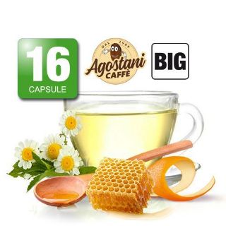 Show details for 16 Agostani Big Chamomile Honey and Orange drink Capsules Compatible with Nescafé Dolce Gusto system 16 Agostani Big Chamomile Honey and Orange drink Capsules Compatible with Nescafé Dolce Gusto system