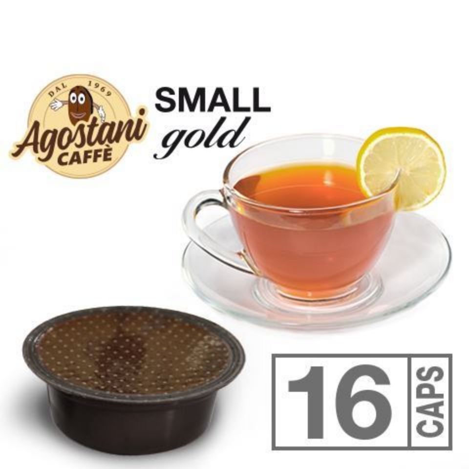 Picture of 16 Agostani LEMON TEA capsules compatible with Lavazza A Modo Mio System