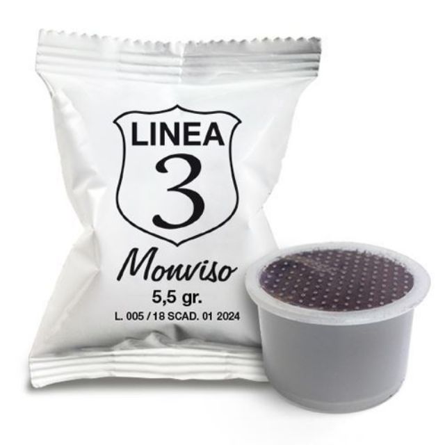 50 Agostani MONVISO coffee capsules compatible with Mitaca MPS Illy and Che Amor di Caffè