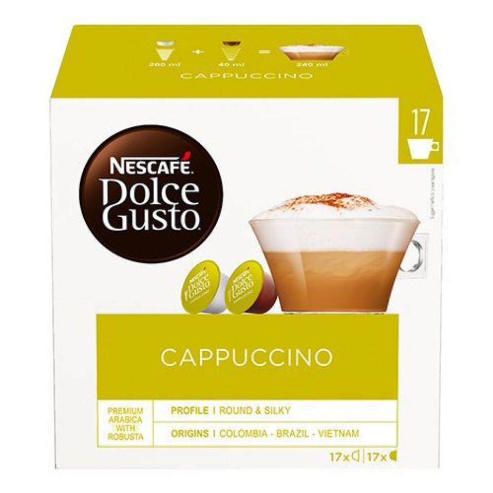 Picture of 204 Nescafé Dolce Gusto Cappuccino capsules with Free Shipping