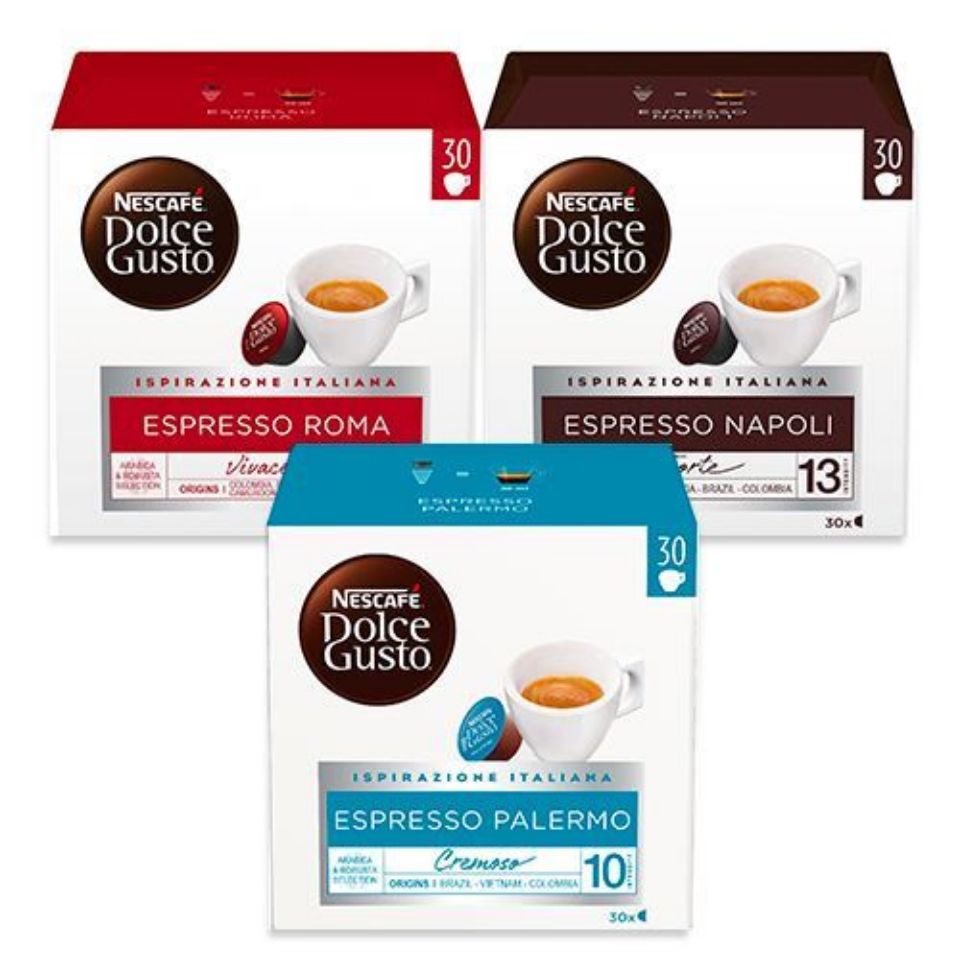Picture of 270 MIXED caps of Nescafé Dolce Gusto Italian Inspiration
