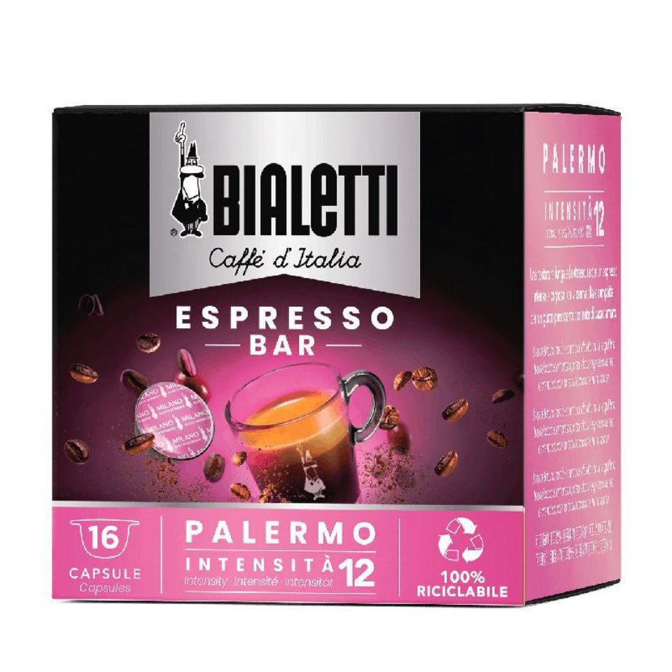 Picture of 128 aluminum capsules of Bialetti PALERMO - I caffè d’Italia 