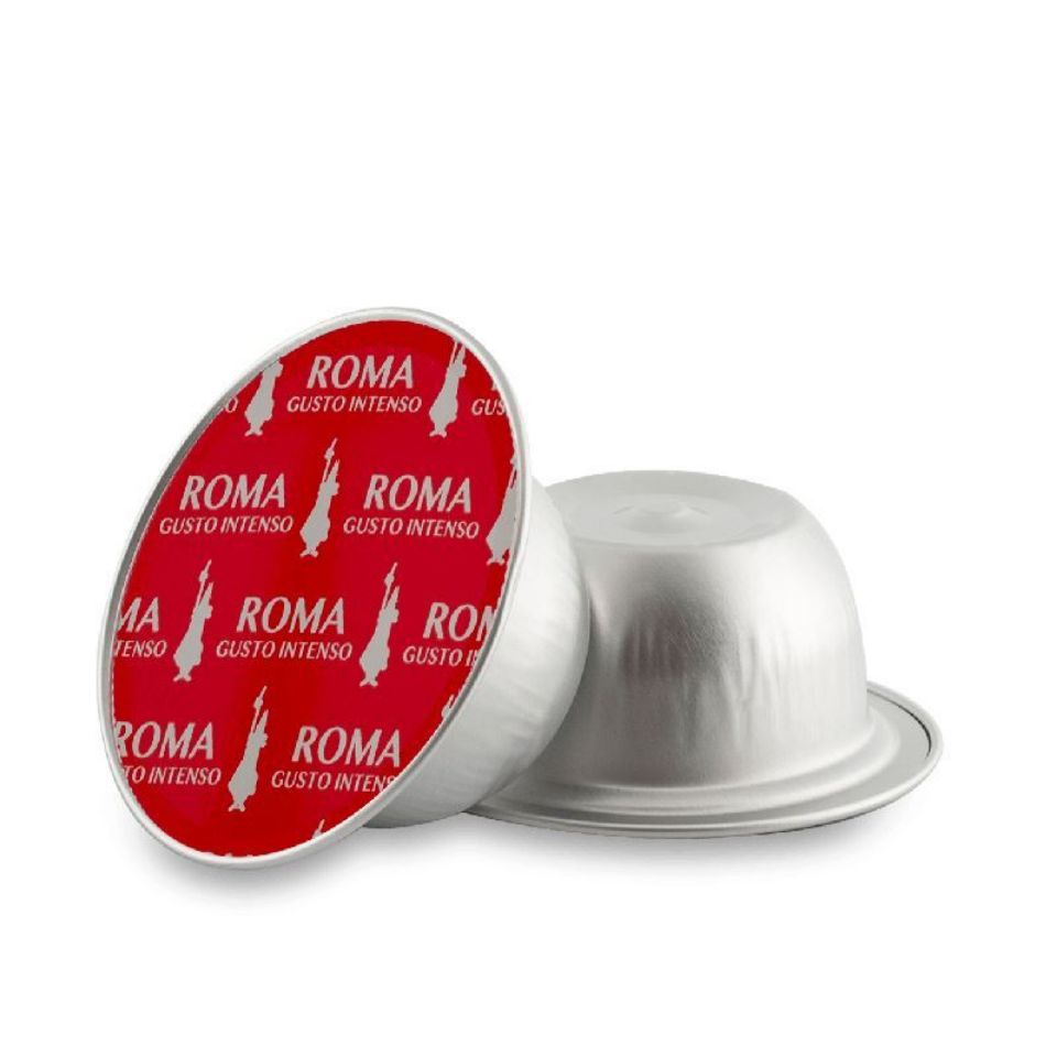 128 aluminum capsules of Bialetti ROMA - I caffè d’Italia