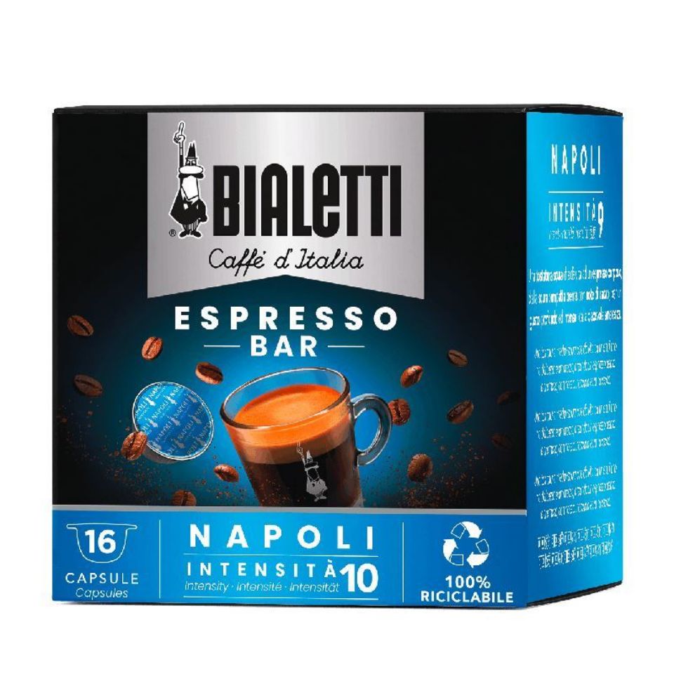 Picture of 128 aluminum capsules of Bialetti NAPOLI - I caffè d’Italia