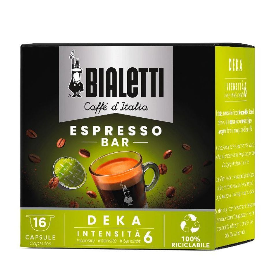 Picture of 128 aluminum capsules of Bialetti DEKA - I caffè d’Italia