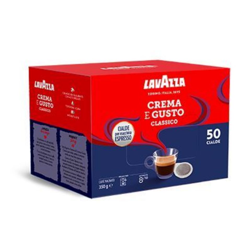 Picture of 50 Lavazza Espresso Crema e Gusto Classico ESE pods 44mm