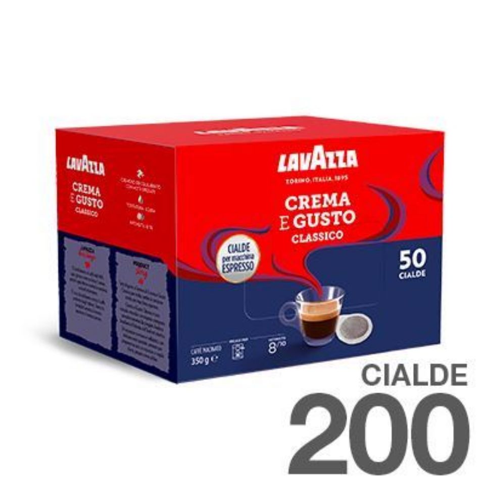 Picture of 200 Lavazza Espresso Crema e Gusto Classico ESE pods 44mm