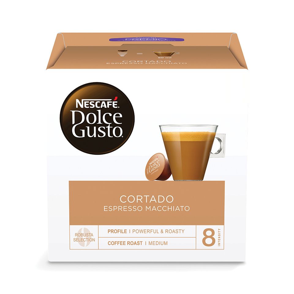 180 capsule Nescafé Dolce Gusto Cortado con Spedizione Gratuita