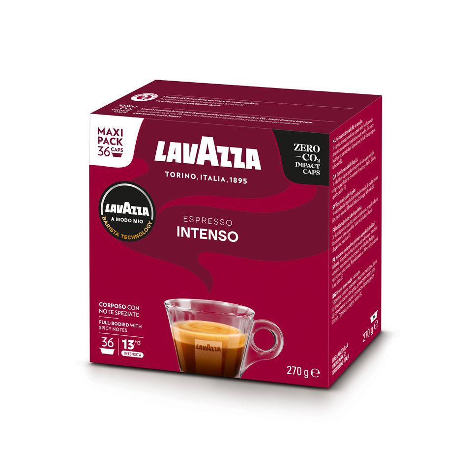 Picture of 180 coffee capsules of Lavazza Intenso A Modo Mio line