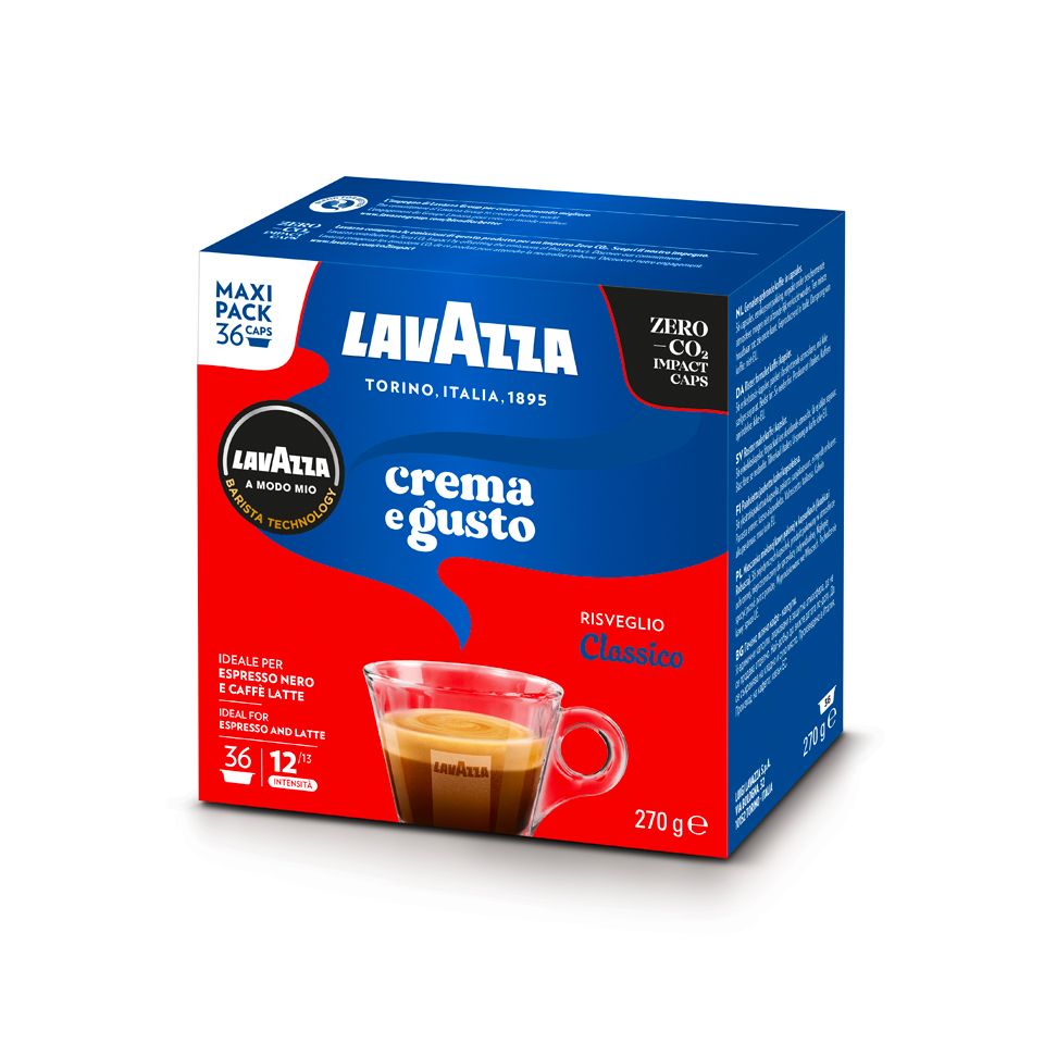 Picture of 180 coffee capsules of Lavazza Crema e Gusto A Modo Mio line