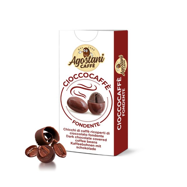 Cioccocaffè - coffee beans covered with dark chocolate