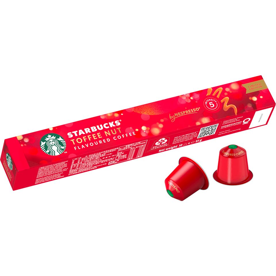 Picture of 10 capsules STARBUCKS Toffee Nut Flavoured by Nespresso Limited edition