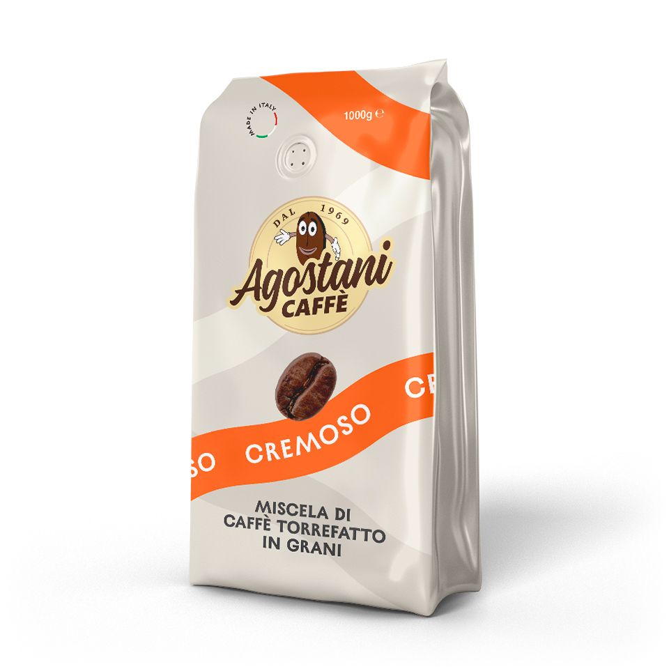 1Kg Caffè in grani Agostani miscela Cremoso
