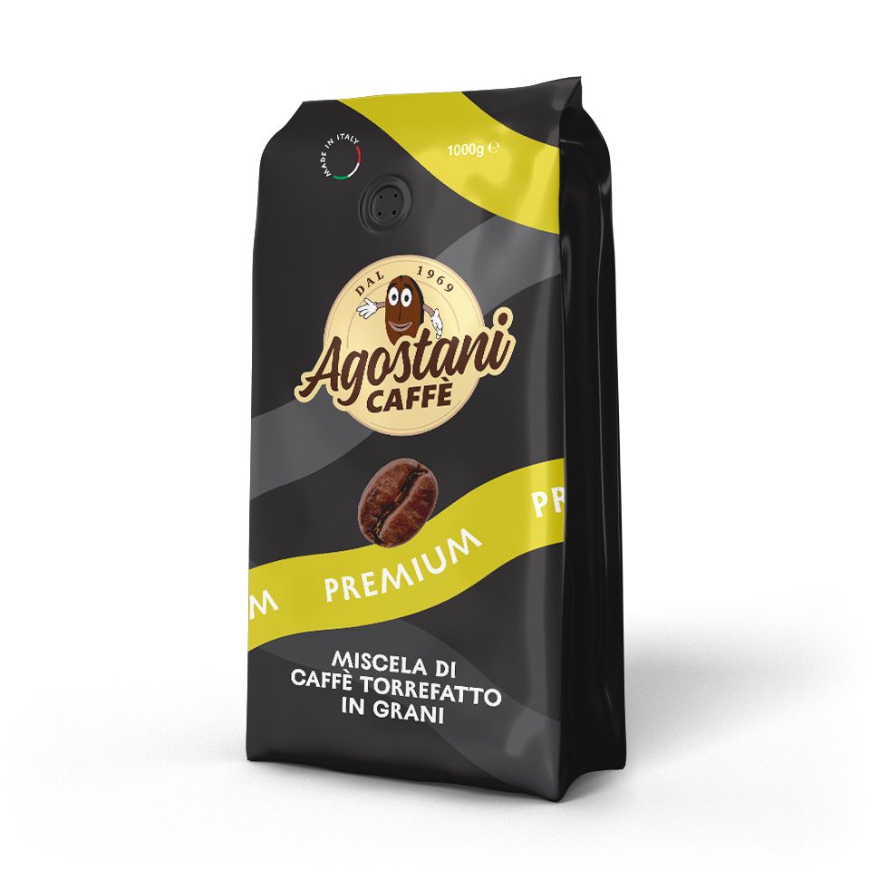 1Kg Caffè in grani Agostani miscela Premium