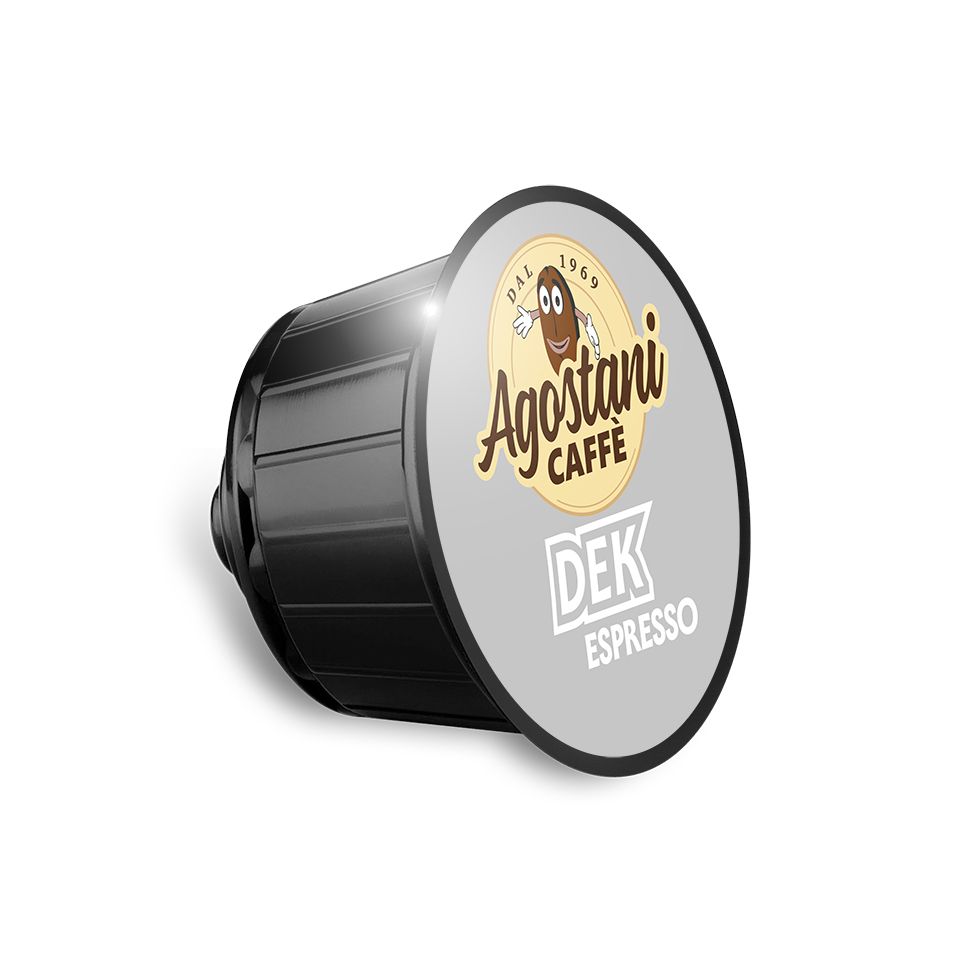 Picture of 120 Agostani BIG GOLD Espresso Decaffeinato capsules compatible with Nescafé Dolce Gusto system