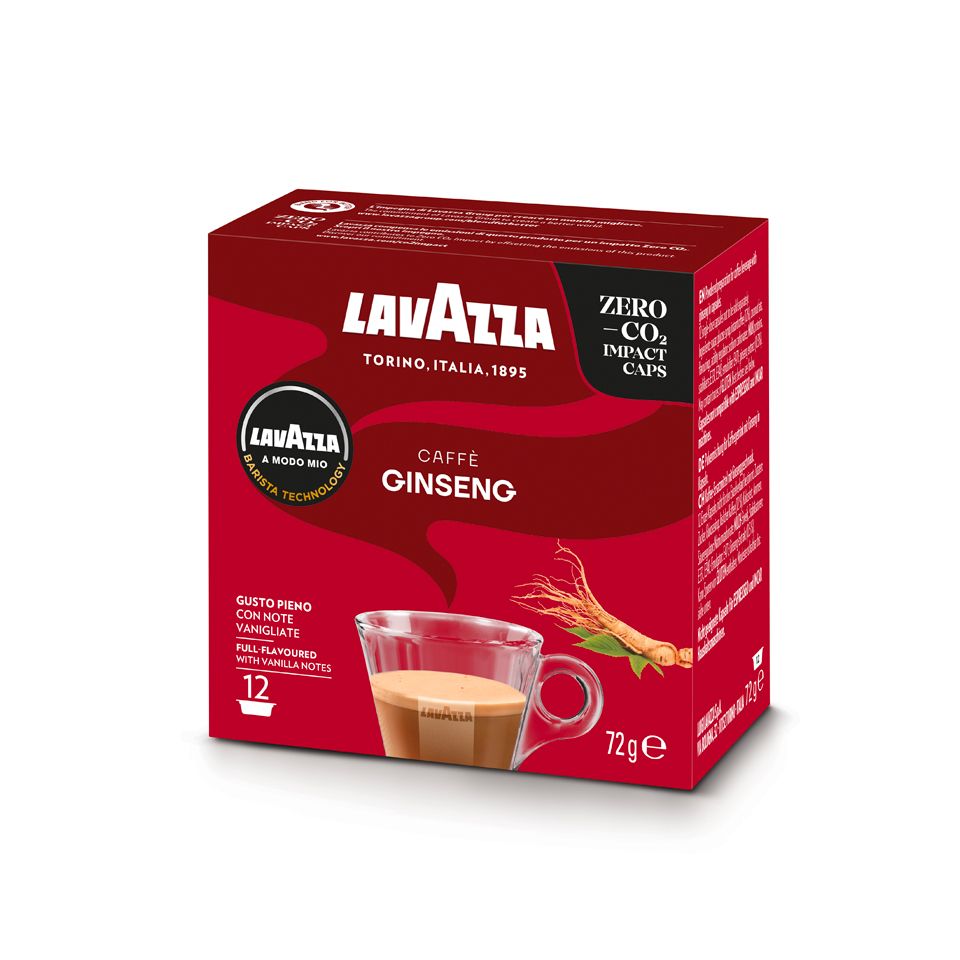Picture of 12 GINSENG coffee capsules of Lavazza A Modo Mio Picture of 12 GINSENG coffee capsules of Lavazza A Modo Mio
