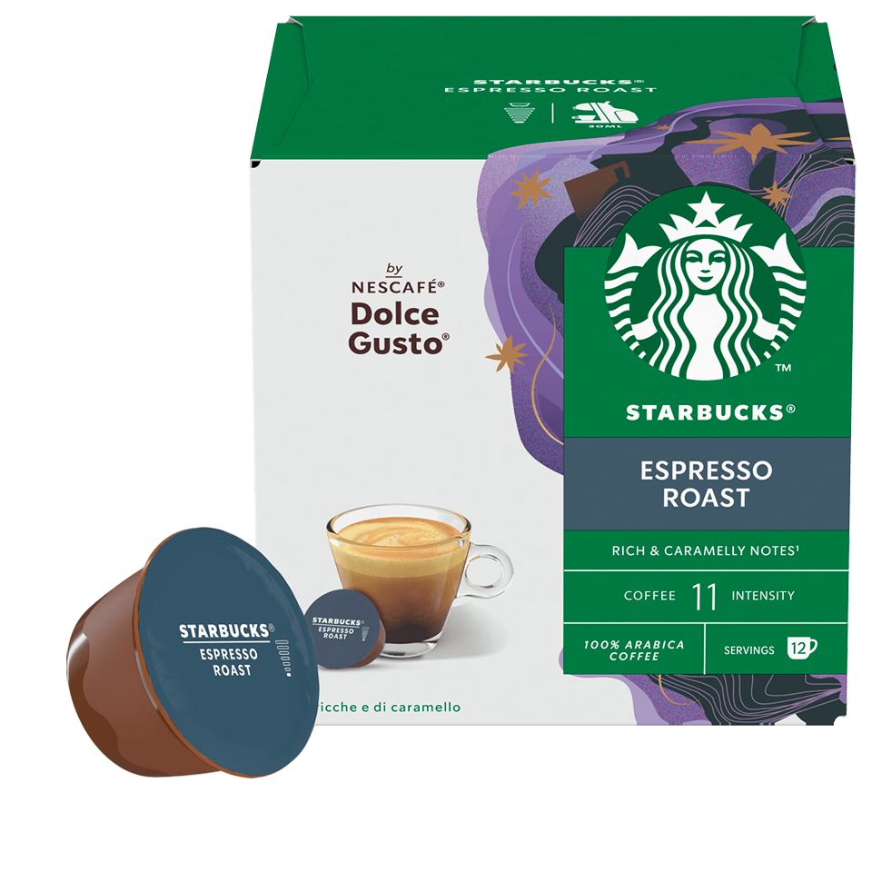 Picture of 108 STARBUCKS Espresso Roast capsules by Nescafé Dolce Gusto, for espresso coffee