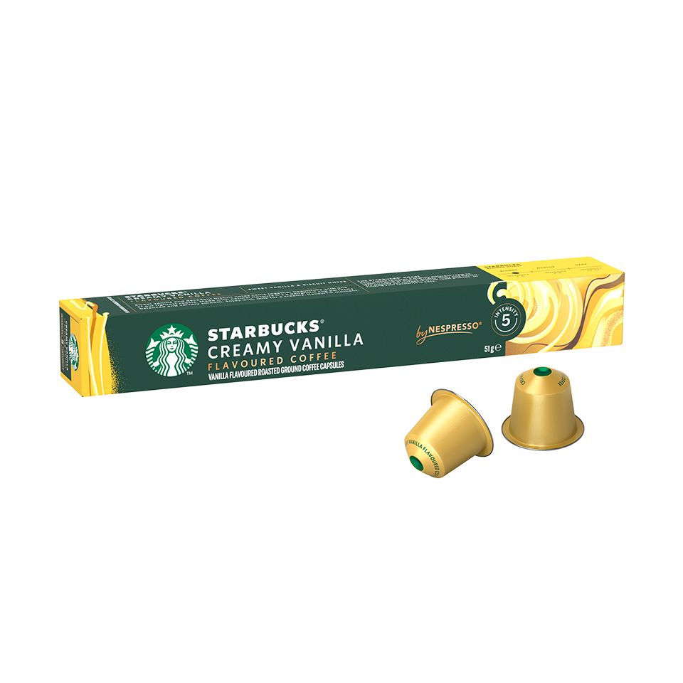 120 capsules STARBUCKS Creamy Vanilla by Nespresso for espresso coffee