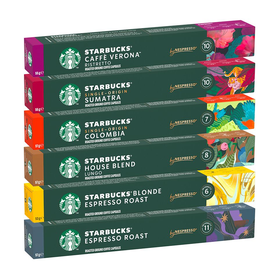 Picture of Tasting KIT of 70 capsules STARBUCKS<sup>&reg;</sup> by Nespresso<sup>&reg;</sup>
