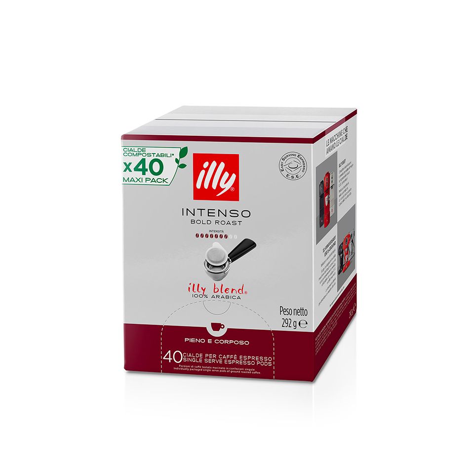 Picture of 40 cialde ESE 44mm Illy caffè tostato Intenso