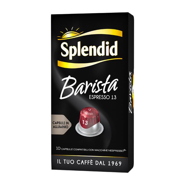 Show details for 150 Nespresso compatible Splendid Barista aluminum capsules 150 Nespresso compatible Splendid Barista aluminum capsules