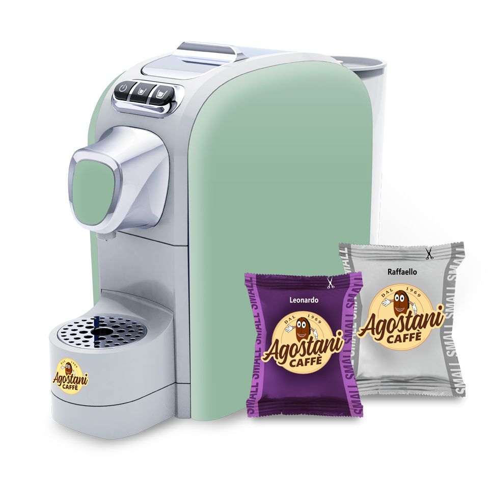 Picture of Special Offer: Agostani Small Cup Green coffe machine + 200 Caffè Agostani Small Line capsules